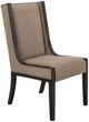 International Furniture Direct Balam Brown/Stained Dark High Backrest Side Chair-0