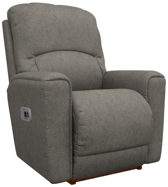 La-Z-Boy® Cassian Charcoal Power Rocking Recliner with Headrest-0