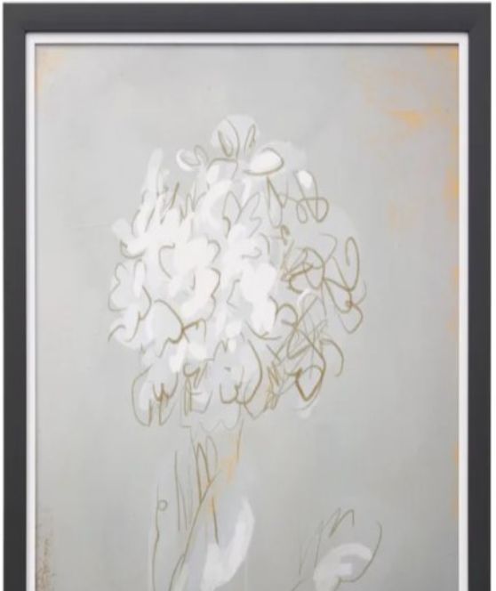Stylecraft Floral Sketch I Textured Framed Print-1