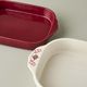 Magnolia Home by Joanna Gaines Marie 2-Piece Red/White Bakeware Set-1