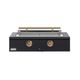 Caliber™ Rockwell Social 42" 2-Burner Matte Black Built-In Liquid Propane Grill with Brass Hardware-0
