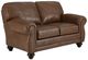Best® Home Furnishings Customizable Field & Stream Home Noble Leather Loveseat with Dark Walnut Legs-0