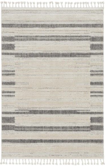 KAS Rugs Willow Ivory/Gray Landscape 5'x8' Area Rug-0