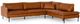 VIG Furniture Divani Casa Sherry 2-Piece Cognac Leather Right-Arm Facing Sofa Sectional and Chaise-1