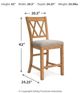 Signature Design by Ashley® Havonplane 7-Piece Brown Counter Height Dining Set-2