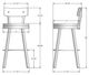 Amisco Customizable Lauren Swivel Bar Stool-1