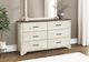 Commode de Monarch Specialties Inc. - Chêne blanchi/Chêne rustique-2