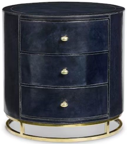 Bassett® Furniture Caspian Indigo Blue Chairside Table-1