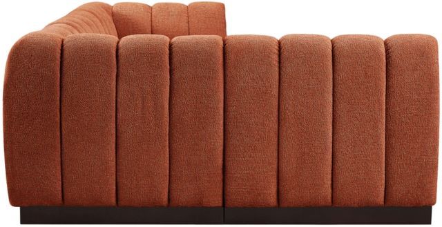 Meridian Furniture Quinn 4-Piece Cognac Left-Arm Facing Sectional-1