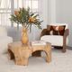 Dovetail Furniture Paulette Burl Coffee Table-1