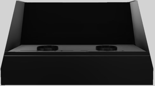 Vent-A-Hood® Designer Series 54" Black Wall Mounted Range Hood-2