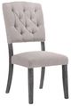ACME Furniture Bernard 2-Piece Beige/Weathered Gray Oak Side Chair Set-0