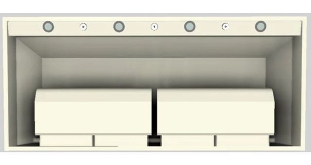Vent-A-Hood® Designer Series 54" Biscuit Wall Mounted Range Hood-3