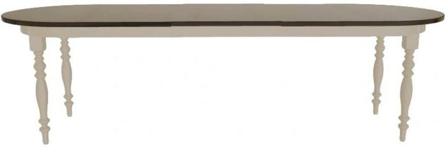 Mavin Customizable 38" x 84" Oval Extendable Dining Table with 2 Leaves-1