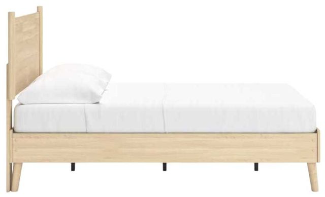 Signature Design by Ashley® Cabinella Tan Full Platform Panel Bed-2