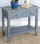 Sunny Designs™ Ocean Blue 2-Drawer Side Table with Shelf-2