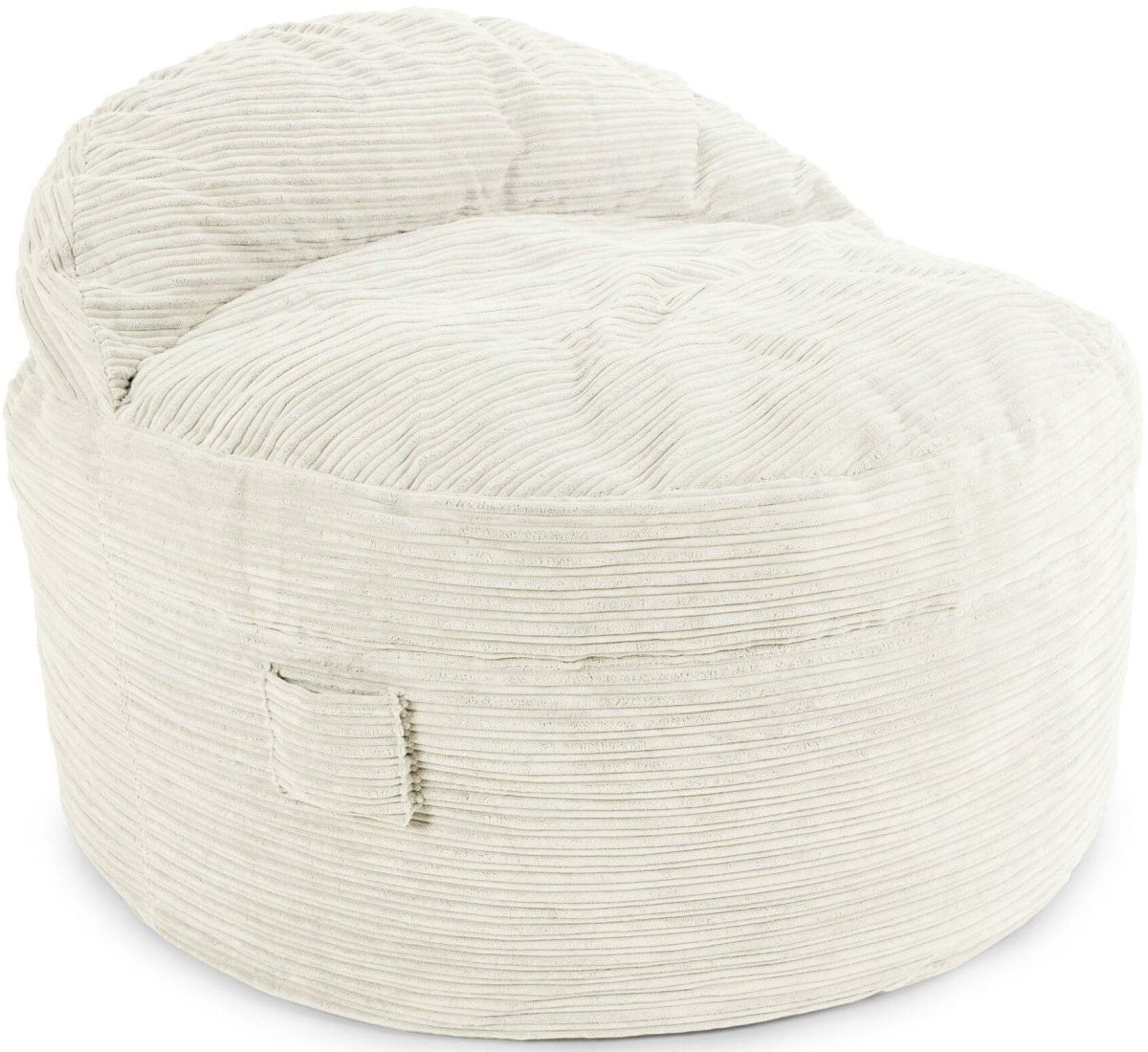 CordaRoy's® NEST Ecru Terry Corduroy Full Chair