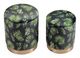 Zuo® Botanical Green Ottoman Storage Set-2