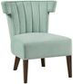 Olliix by Madison Park Grafton Blue Armless Accent Lounge Chair-1
