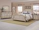 Vaughan-Bassett Arrendelle Rustic White Queen Poster Bed-1