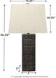 Signature Design by Ashley® Mahak 2-Piece Black Table Lamps-2