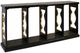 Harp & Finial® Monroe Ebonized Black/Gold Baluster Console-0