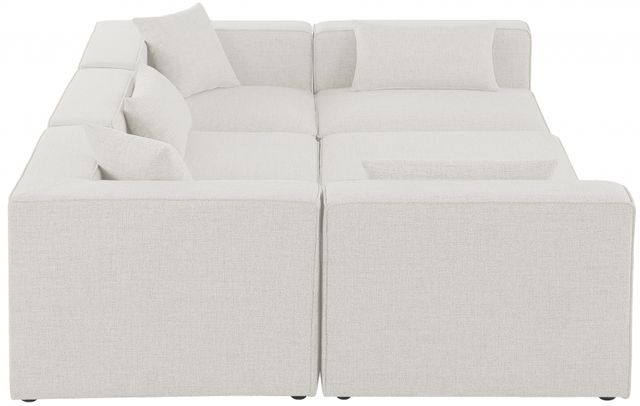 Meridian Furniture Cube 6-Piece Cream 108" Modular Sectional-1
