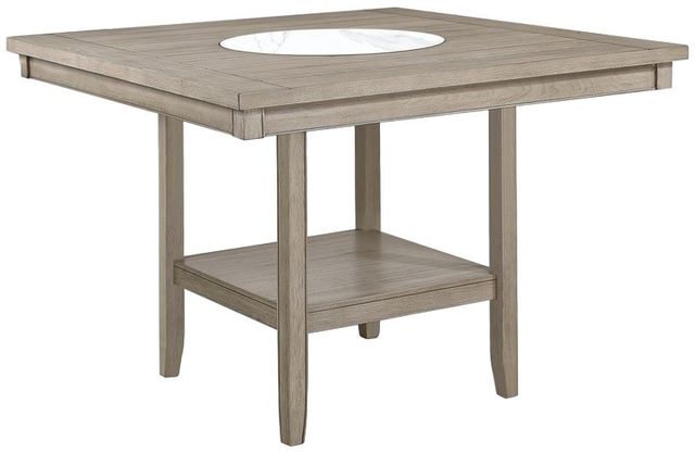 Crown Mark Fulton Beige Counter Height Dining Table-0