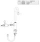 Elkay Chrome Single Hole 12.5" Deck Mount Faucet with Gooseneck Spout Lever Handle on Right Side-2