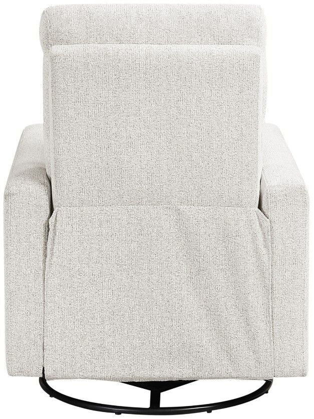 Homelegance® Olathe Newsprint Manual Swivel Glider Reclining Chair-4