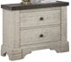 New Classic® Home Furnishings Augusta Rustic White Nightstand-0