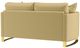 Coaster® Corliss Camel Upholstered Curved Track Arm Loveseat-5