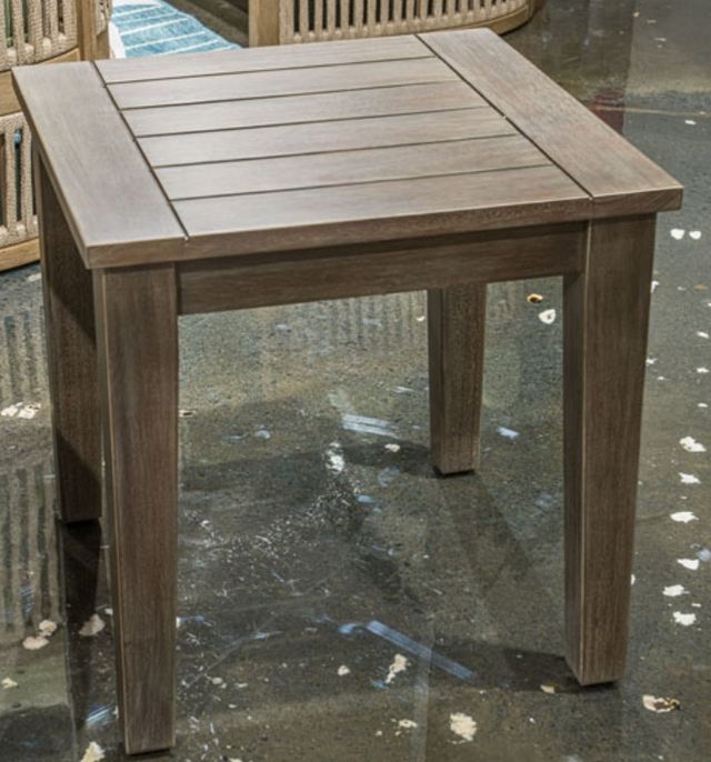 Signature Design by Ashley® Adams Lane Beige/Dark Brown Square End Table-1