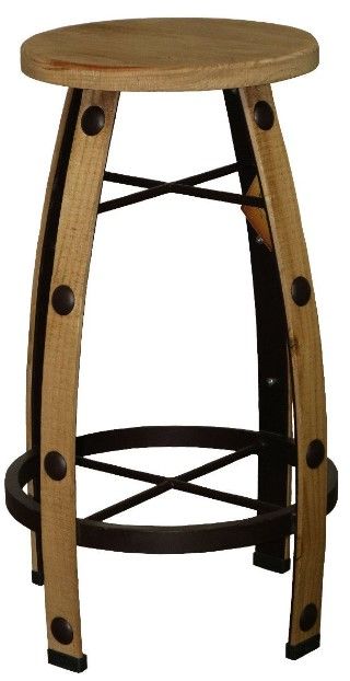 Million Dollar Rustic Natural Bar Stool-0