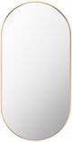 Surya Aranya Brushed Gold 16" Accent Mirror-0