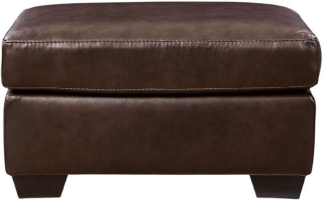Signature Design by Ashley® Santorine Dark Brown Ottoman-1