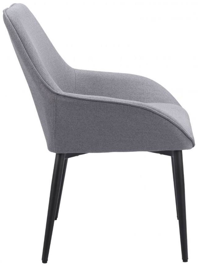 Zuo® Modern Vila Gray Dining Side Chair-1
