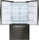 LG Series 27.7 Cu. Ft. PrintProof™ Black Stainless Steel Freestanding French Door Refrigerator-1