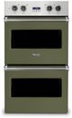 Viking® 5 Series 30" Cypress Green Professional Built In Double Electric Select Wall Oven-0