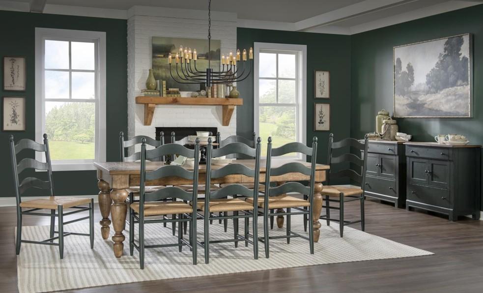 Legacy Classic Furniture Rush Seat Side Chair - Thumbnail 2