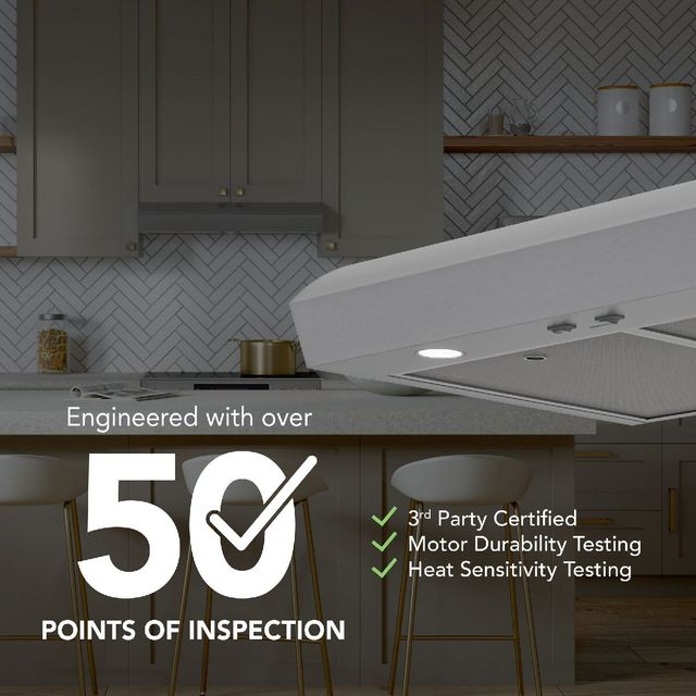 Broan® Mantra 1 Series 36" Stainless Steel Under Cabinet Range Hood-3