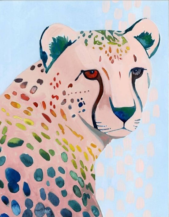 Classy Living Grace Popp Jungle Spectrum III Wall Art-1
