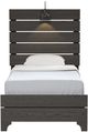 Emerald Home Thompson Stone Brown Twin Panel Bed-3