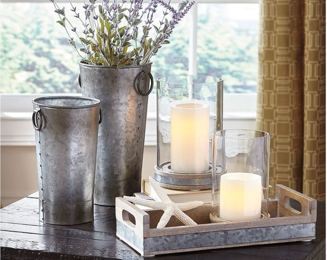 Signature Design by Ashley® Donae 5-Piece Natural/Gray Accessory Set-1