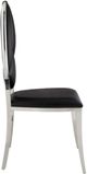 ACME Furniture Cyrene Black/Chrome Dining Side Chair-4