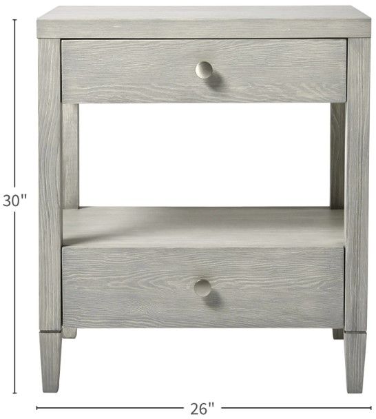 Universal Explore Home™ Escape Coastal Living Home Boardwalk Bedside Table-2