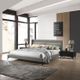 Armen Living Legend 3-Piece Gray King Platform Bedroom Set-3
