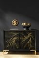 Hooker® Furniture Melange Willow Black/Gold Hall Chest-1