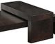 VieBois Java Dark Brown Center Table-1