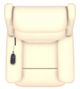 La-Z-Boy® Astor Platinum Cream Power Lift Recliner with Massage and Heat-3
